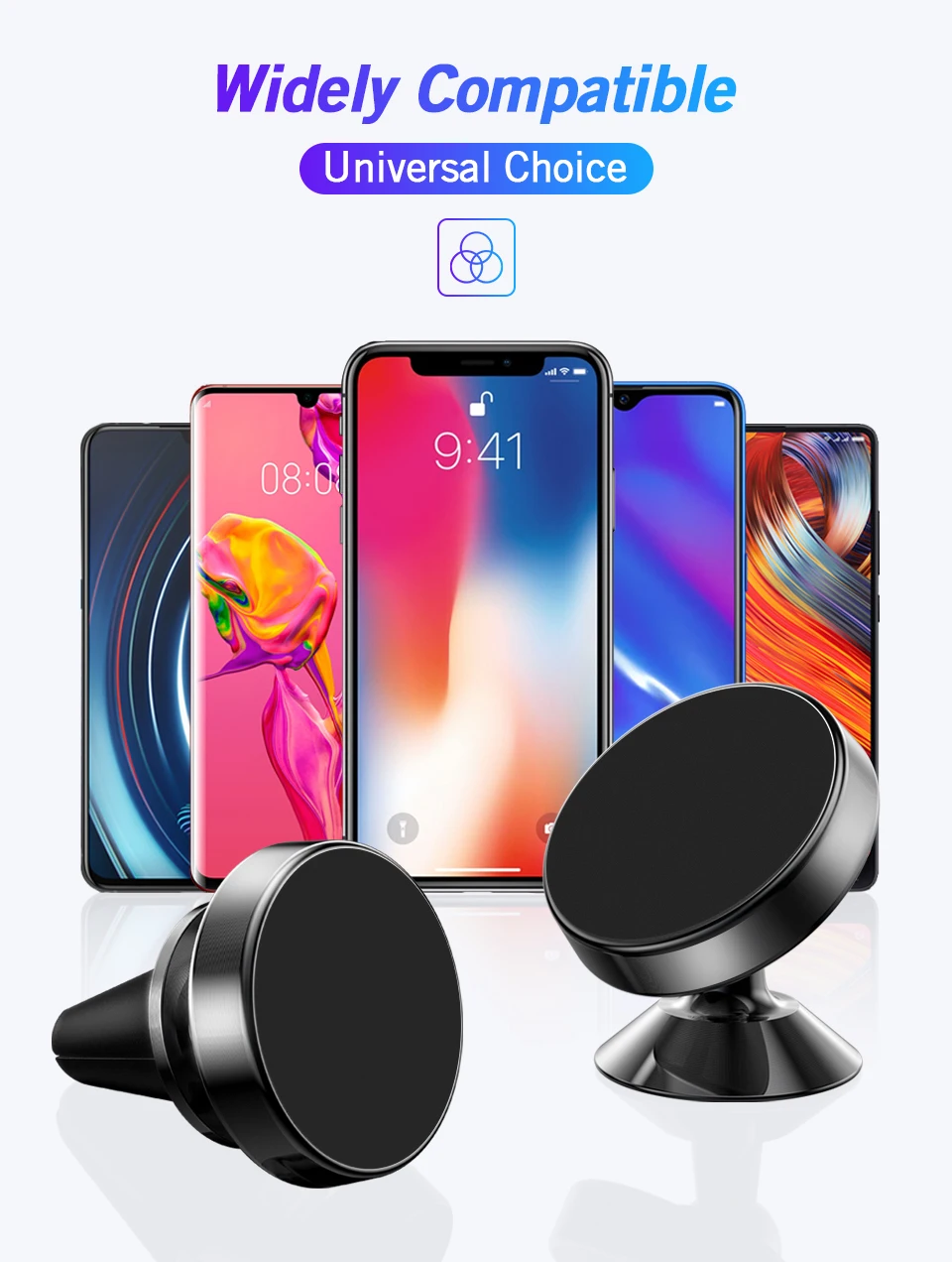 Posugear магнитный автомобильный держатель для iPhone XS X Xiaomi Магнитная подставка-держатель для сотового телефона держатель на вентиляционное отверстие автомобиля gps автомобильный держатель