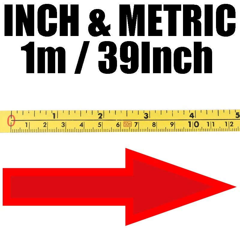 INCH-1M-Z Дюймовая и метрическая самоклеющаяся рулетка, стальная торцовочная пила, линейка треков, Торцовочная линейка треков для фрезерного станка, Настольная пила, Т-образный деревообрабатывающий инструмент - Цвет: INCH-1M-Z