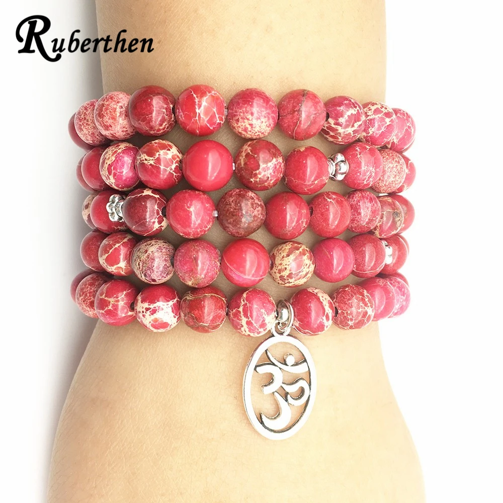 Модный браслет Ruberthen Yoga Ohm новый дизайн женское исцеляющее духовное ювелирное