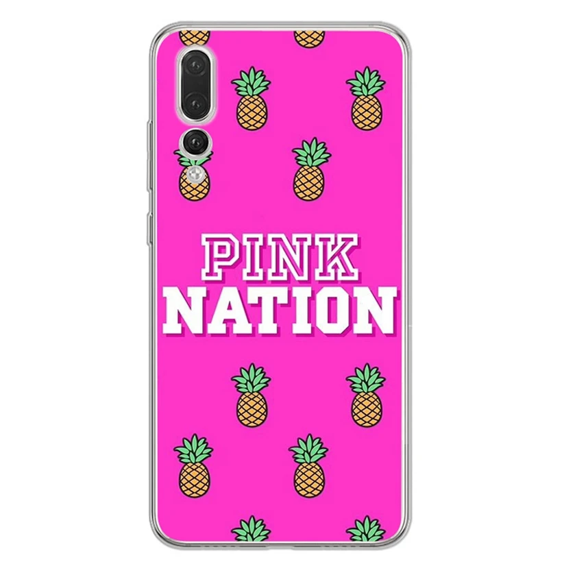 Case For Huawei Honor 7A 8A 8X 8C 9 10 Mate 20 P9 P10 lite/P8 Lite Y5 II Nova 3 Soft Paint TPU Love Pink Cover AC167 |