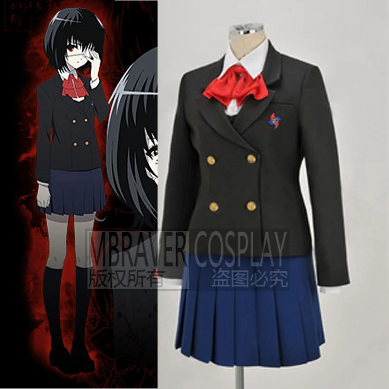 Еще Мисаки Мэй Аниме Косплей Костюм Школьная форма |