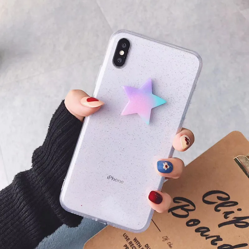 GlamPhoneCase простой трехмерный любовь чехол для iPhone X XS Max XR Мягкий силиконовый 7 8 6 6s Plus
