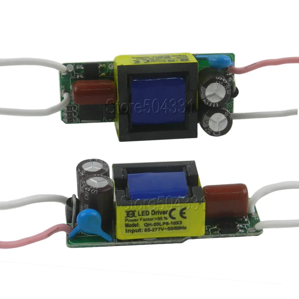 1 шт. AC110V 220V для E27 E14 GU10 светодиодный светильник 600mA 6-10x3W 7x3W 9x3 Вт 18 Вт 21 Вт 24 Вт 30 Вт Светодиодный драйвер Питание светильник ing трансформатор