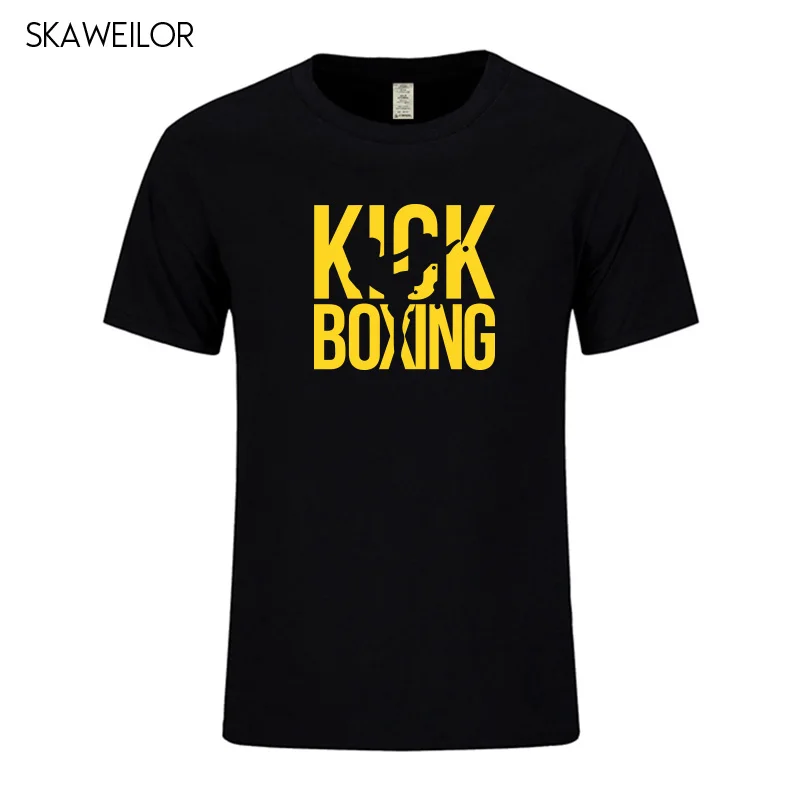 Kick Boxinger MMA мужская футболка хлопковые летние футболки с коротким рукавом для