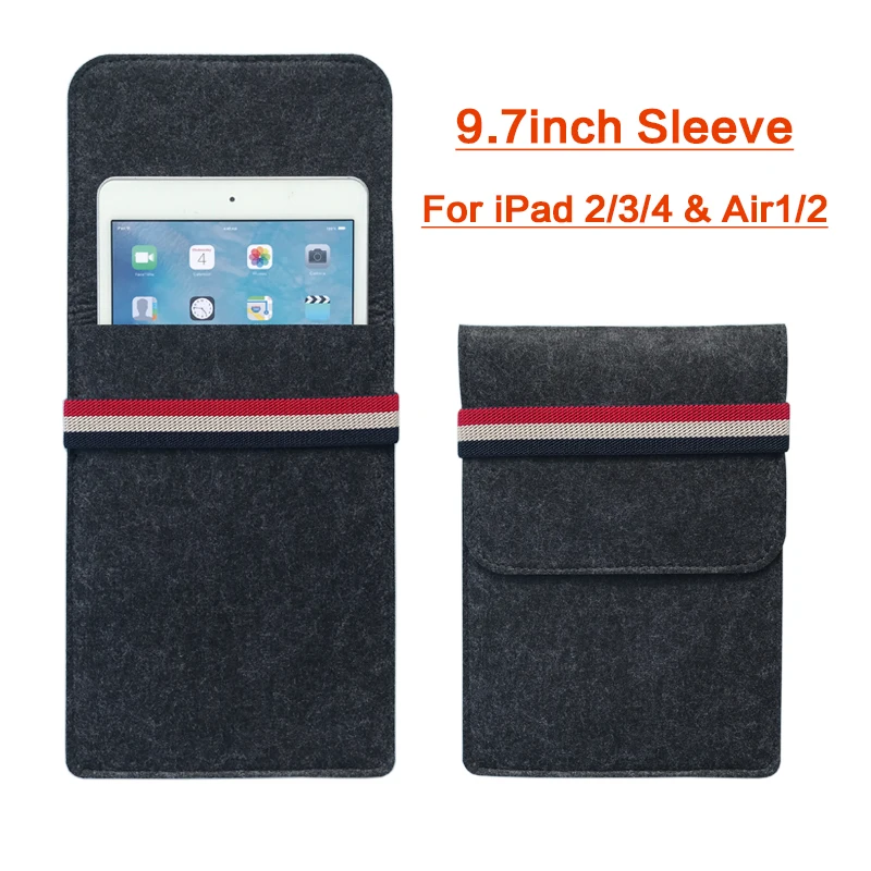 Чехол для iPad 2/3/4 Air 1 2 Pro 9 7 дюйма Войлок чехол планшета смарт-чехол Apple Pad дюймов 2017 |