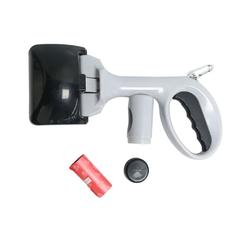 Новейший 1 Pet Pooper Scooper + (1 лот = 20 шт.) набор пакетов для какашек собак и кошек уличные