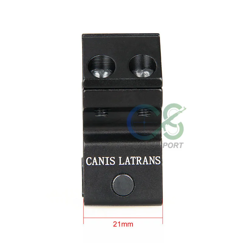 Canis Latrans Scope Mount для 1 дюймовых труб 21 2 мм Rail Picatinny Weaver кольца среднего профиля (набор