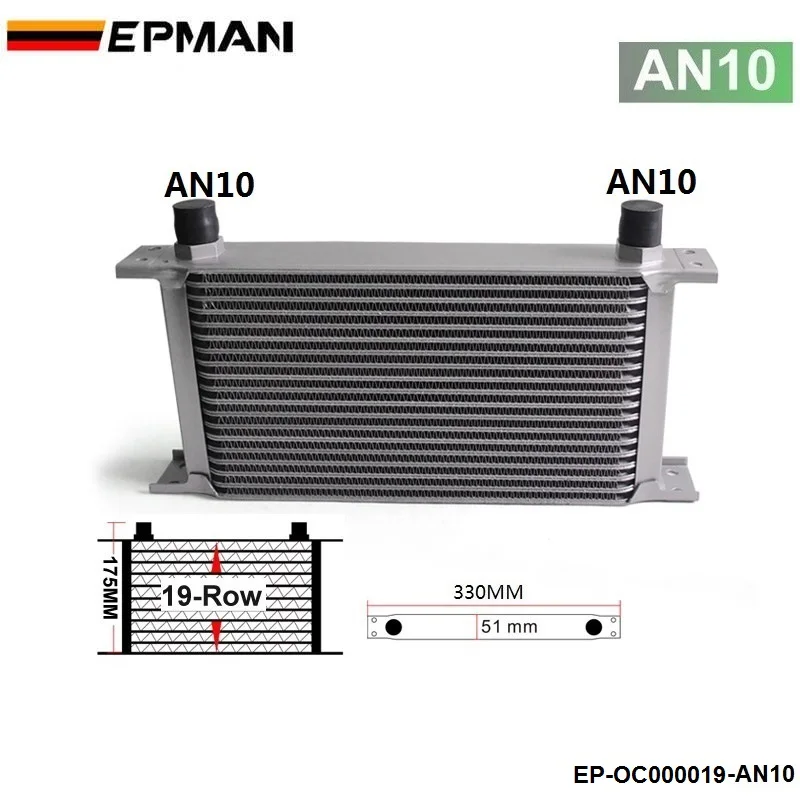 19 рядов охладителя масла британского типа/AN10 и AN8 EP OC000019|oil cooler|an10 oil cooleran8 cooler |