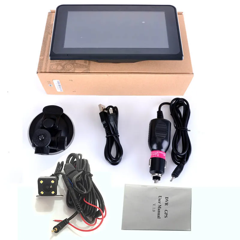 7 inch Android Car dvrs radar Recorder camera FHD 1080P GPS Navigation navigator vehicle gps 16GB Russia/Europe/Navitel map | Автомобили и