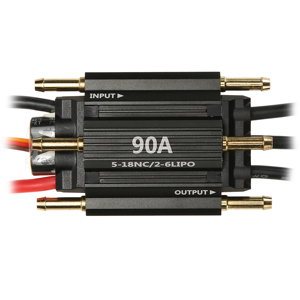 Original GoolRC 90A Brushless ESC and 3660 4300KV Motor with 36-S Water Cooling Jacket Combo for 800-1000mm RC Boat Parts | Игрушки и