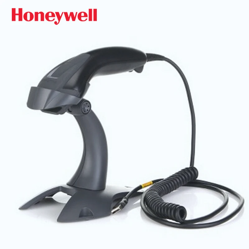 Лазерный считыватель штрих кодов Honeywell Voyager 1200G USB с держателем и