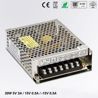 30w triple output switching power supply 5v 15v 15v 3a 0 5a 0 5a power suply t 30c high quality ac dc converter