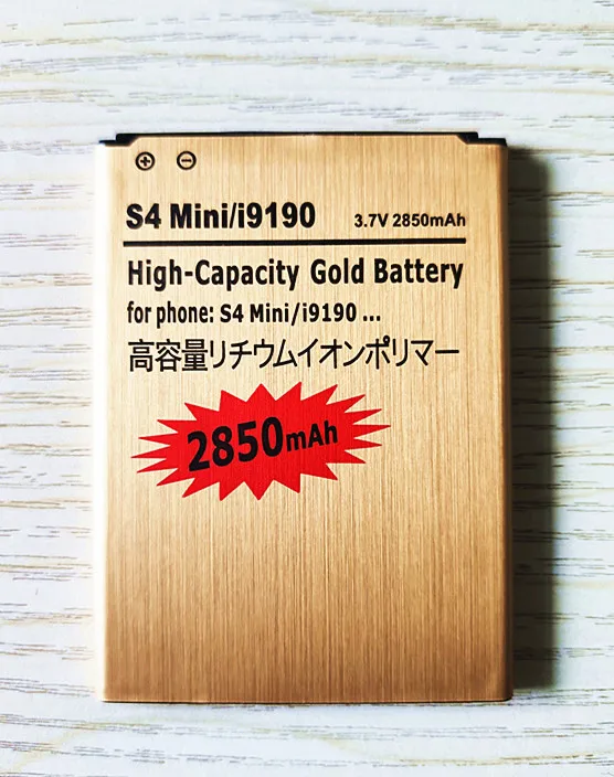 Фотобатарея B TAIHENG GOLD I9190 для GALAXY S4 Mini I9192 I9195 I9198 S4Mini B500BE 1900 мАч|Аккумуляторы