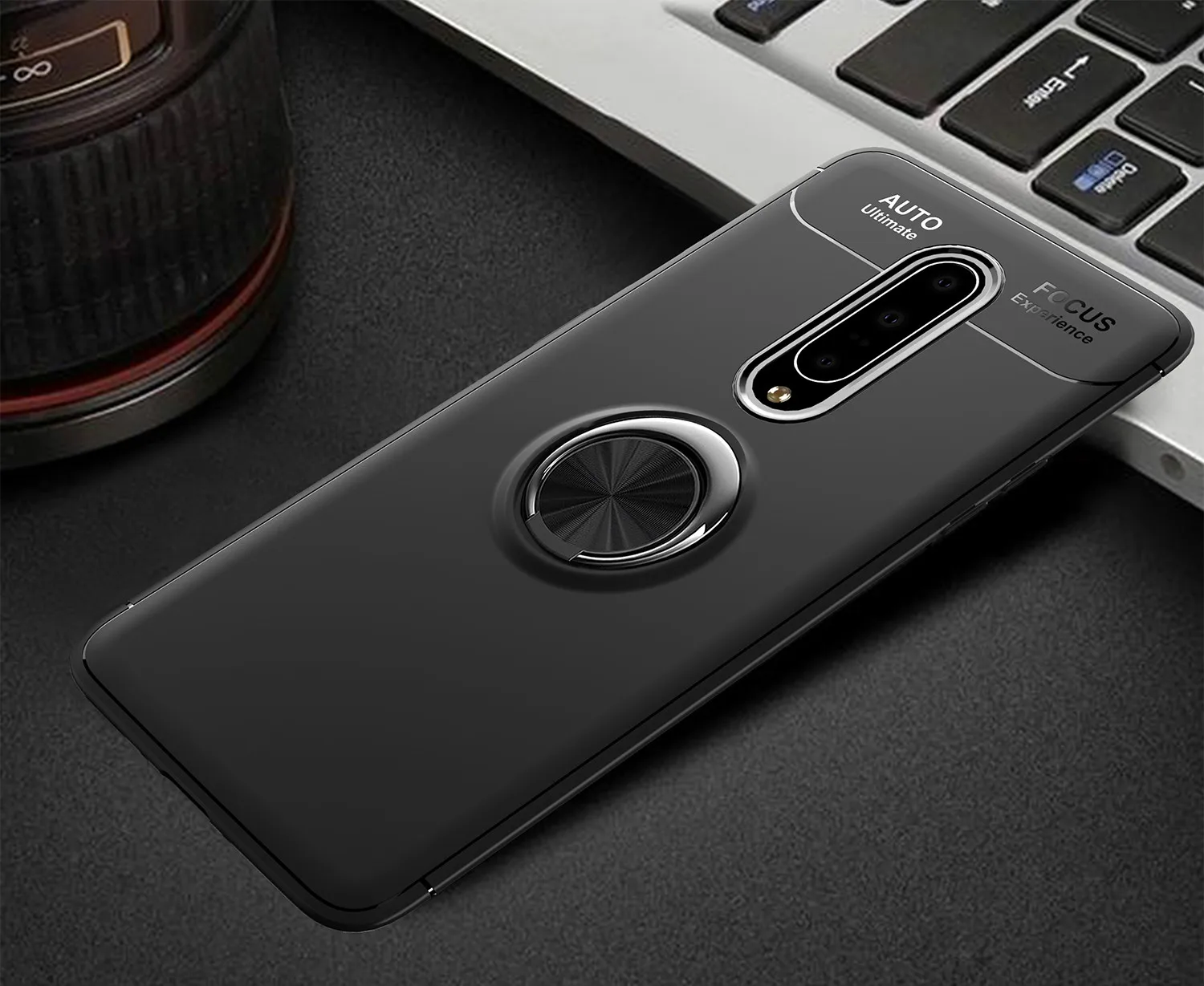 Для OnePlus 7 Pro Чехол Мягкий силиконовый с кольцом-подставкой противоударный защитный чехол на заднюю панель для one plus 7 7pro 1+ 7 pro shell