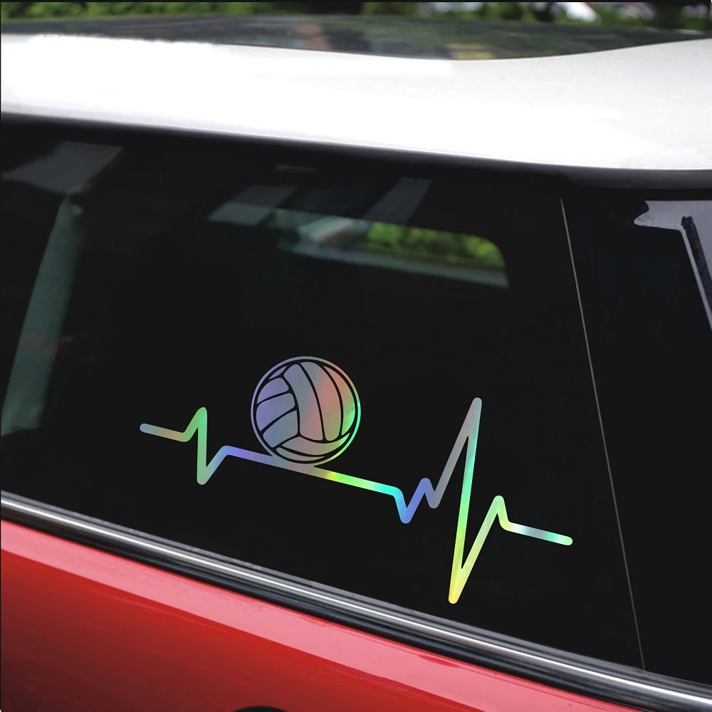 Стикер для автомобиля Heartbeat s и наклейки волейбола Стайлинг корпус автомобильной