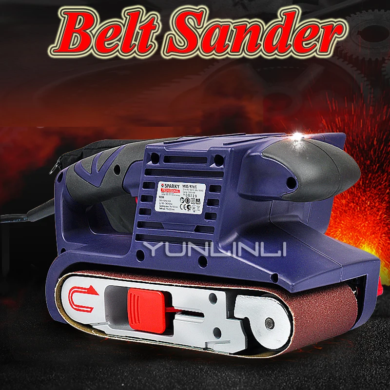 Hot Belt Sander Portable Polishing Machine Flat Sanding Machine Woodworking Polisher Electric Sander