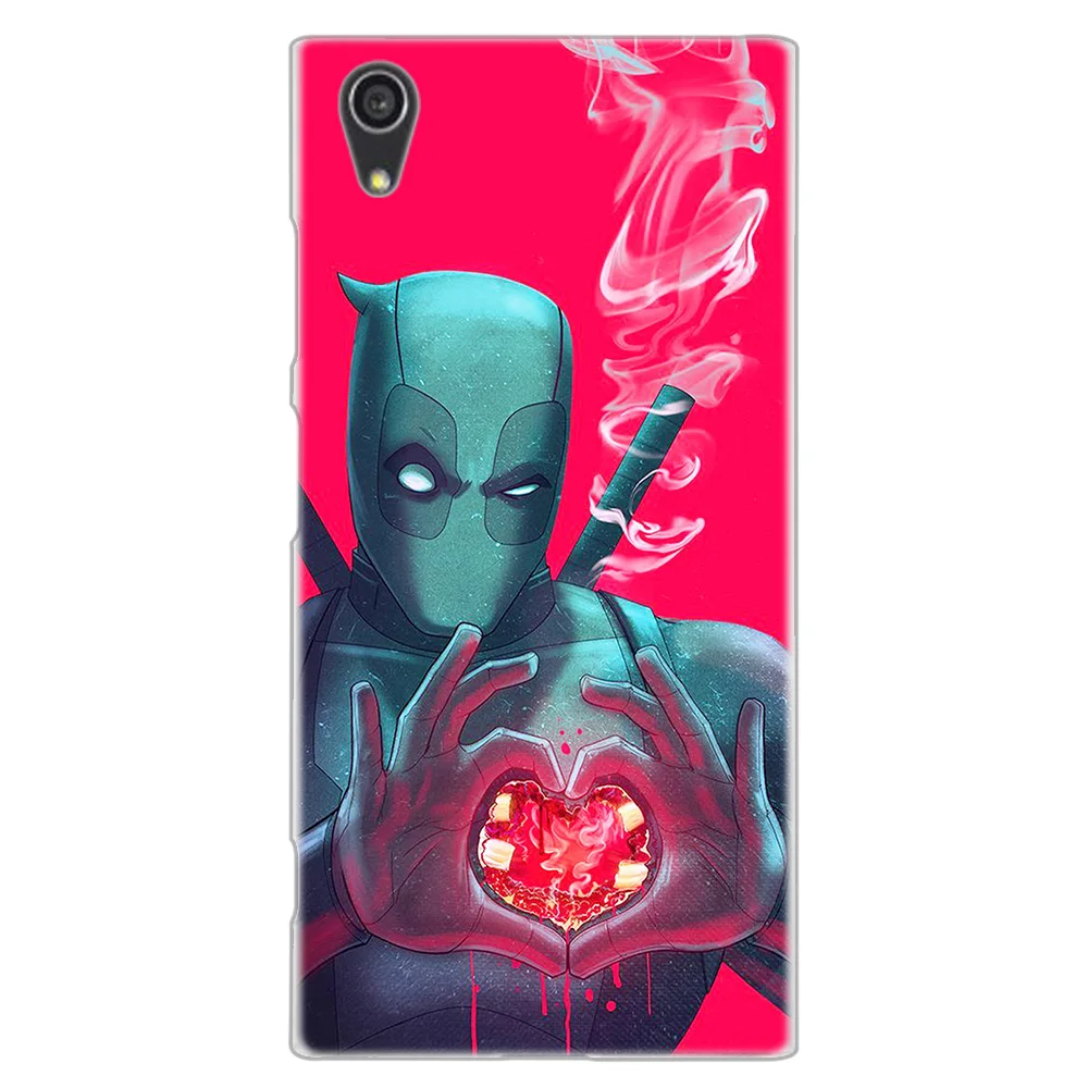 Модный чехол MLLSE Marvel Hero Deadpool для sony Xperia X XA XA1 XA2 Plus XA3 XZ XZ1 XZ2 XZ3 XZ4 Compact L1 L2 L3