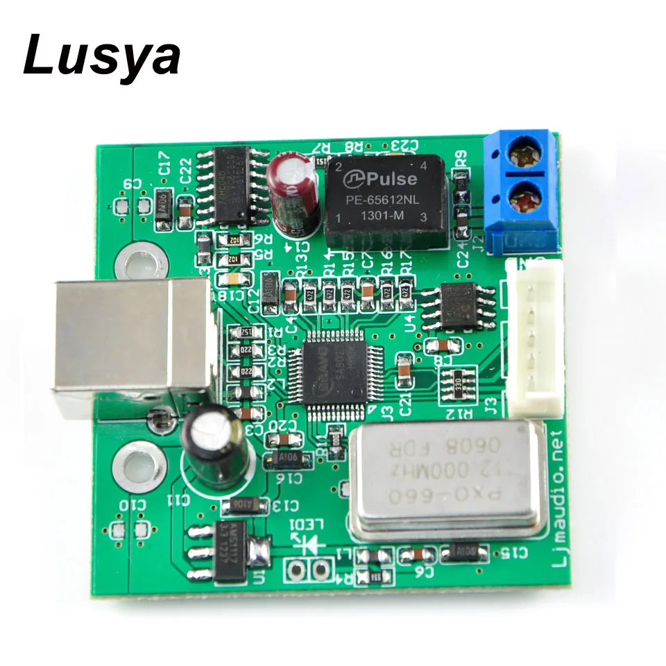 TE7022 DAC USB к коаксиальному процессору SPDIF I2S поддерживает 24 бит 96K образец
