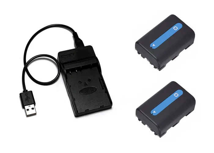 Фонарь фонарь стандарта FM50 FM51 с USB зарядкой для фонарей Sony|Цифровые аккумуляторы|