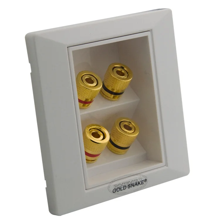 86 размер новый стиль 4 порта банан звуковая коробка настенная панель динамика|wall