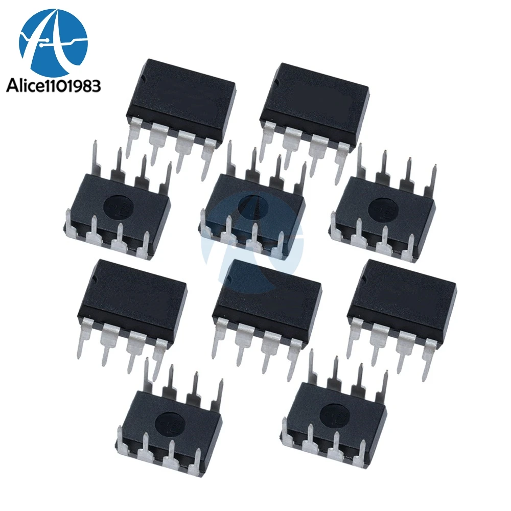10 шт. новый оригинальный чип UC3842AN UC3842B UC 3842 DIP 8 DIP8 UC3842 UC3842BN IC 8 Интегральные схемы  | Отзывы и видеообзор