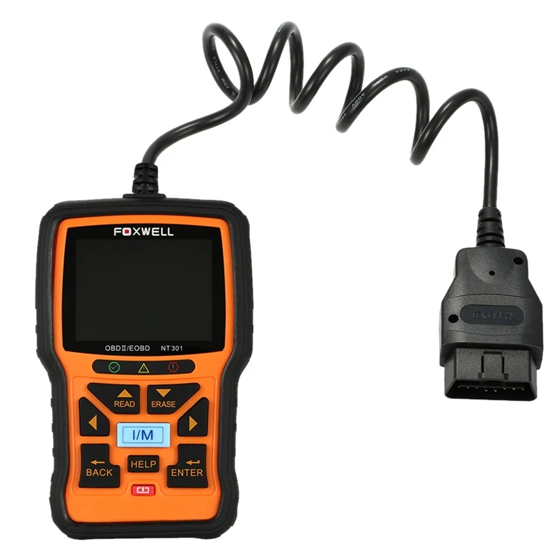 Оригинальные Foxwell nt301 OBDII/EOBD Code Reader лучше чем Autel AL519 Multi Язык бесплатного