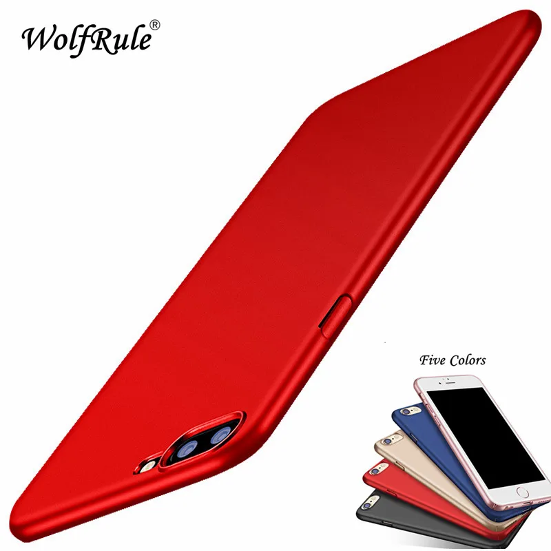 WolfRule For Phone Case Iphone 7 Cover Ultra-thin Smooth Back Protection Plastic Apple Funda | Мобильные телефоны и