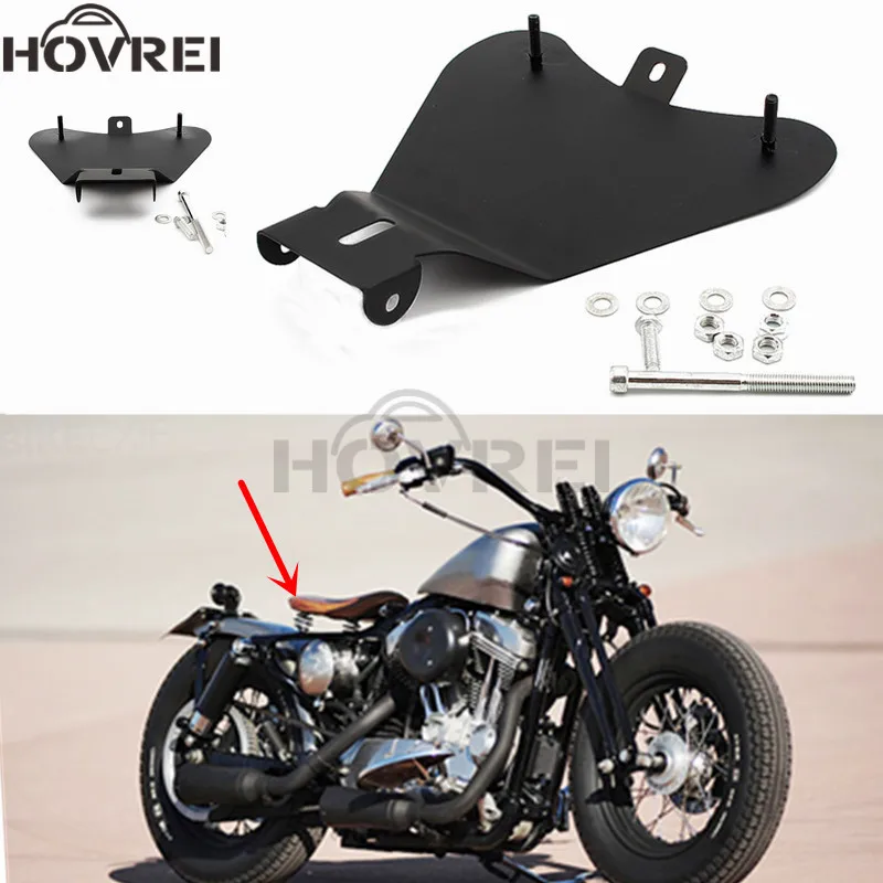 Ретро Мотоцикл Solo сиденье опорная пластина Кронштейн Поддержка для honda Harley Chopper