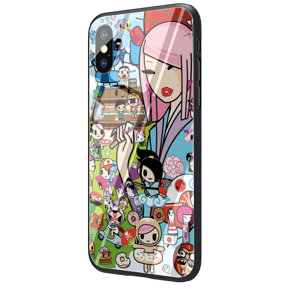 G3 Япония Tokidoki японский недавно прибывший сотовый закаленное стекло чехол для телефона iPhone 11 Pro 6 6S Plus 7 8 Plus X XS XR XS Max - Цвет: G3
