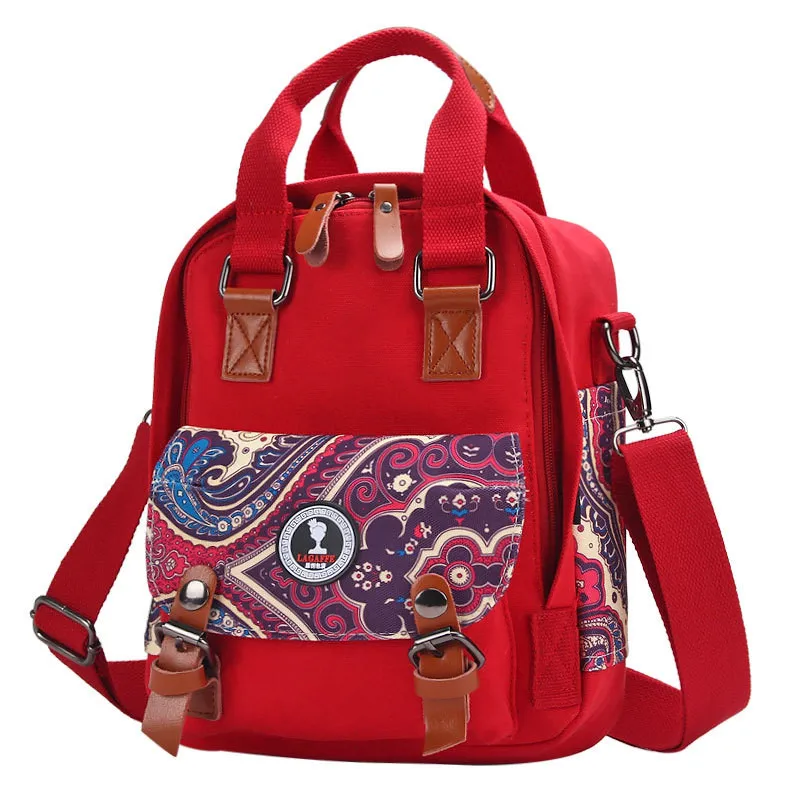 Сумка тоут для мам с защитой от кражи модный рюкзак национальным принтом сумочка