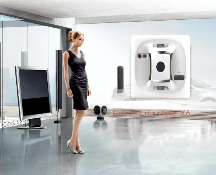 Лидер продаж робот Стекло пылесос автоматический детектор очиститель для окон