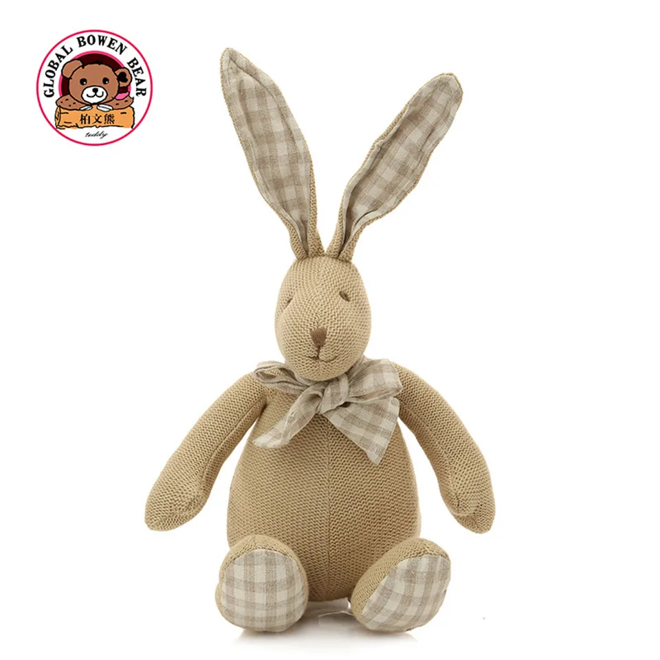 2018 Cute wool tie the Rabbit Doll Baby Soft Plush Toys For Children Bunny Sleeping Mate Stuffed &ampPlush Animal | Игрушки и хобби