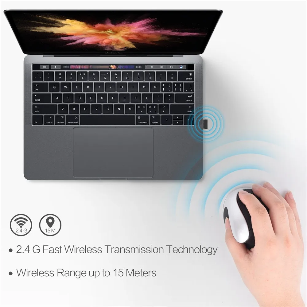 Беспроводная мышь VOBERRY 6D 2,4 ГГц 2400 dpi профессиональная игровая мышка эргономичный дизайн вертикальной мыши