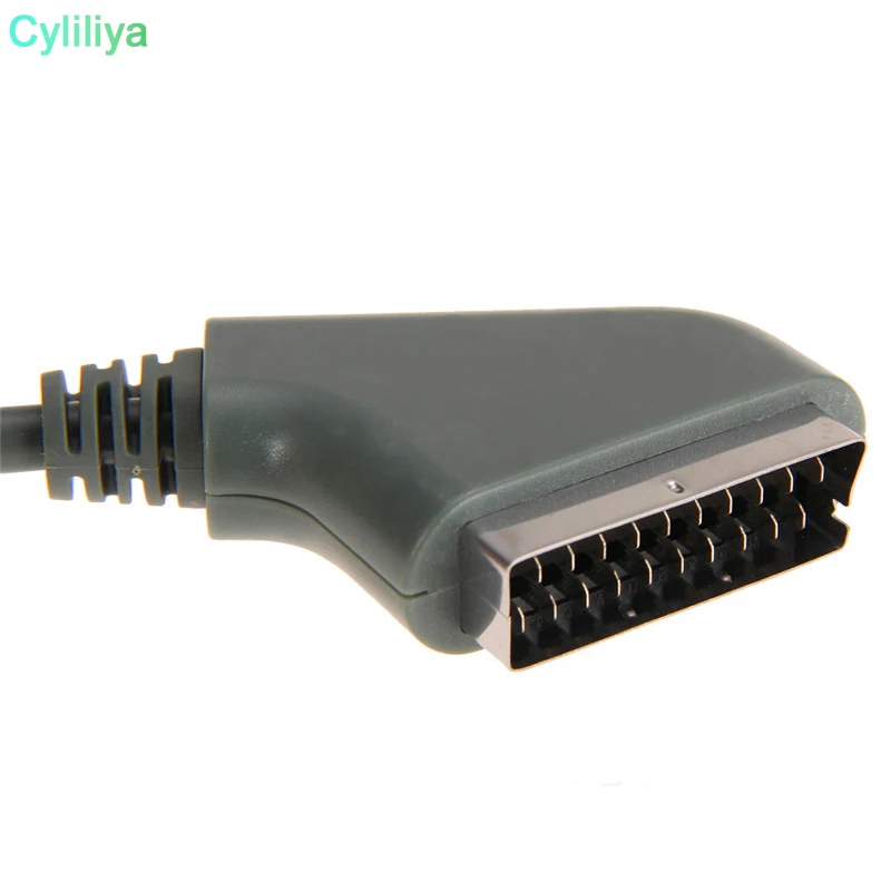 100 шт. новый стиль 1 8 м/6 футов RGB Scart видео HD кабель ТВ АВ для XBOX 360 игровой самая