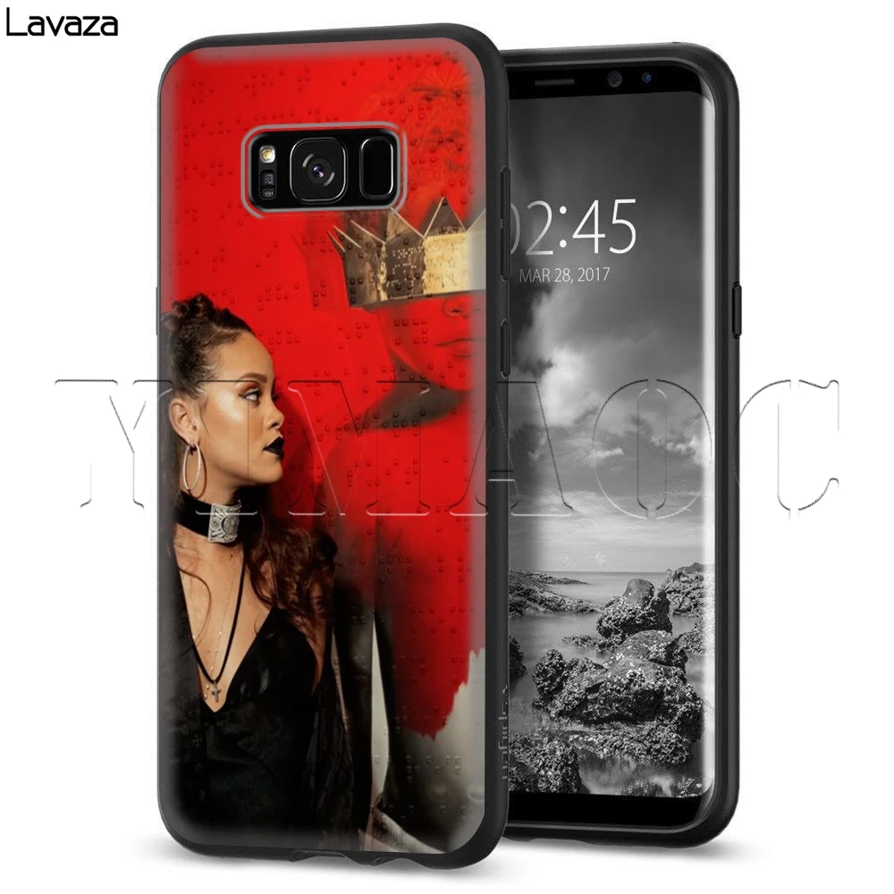 Lavaza в стиле Рианны Бьюти-кейсы чехол для Samsung Галактики S6 S7 край J6 S8 S9 S10 плюс A3 A5 A6 A7