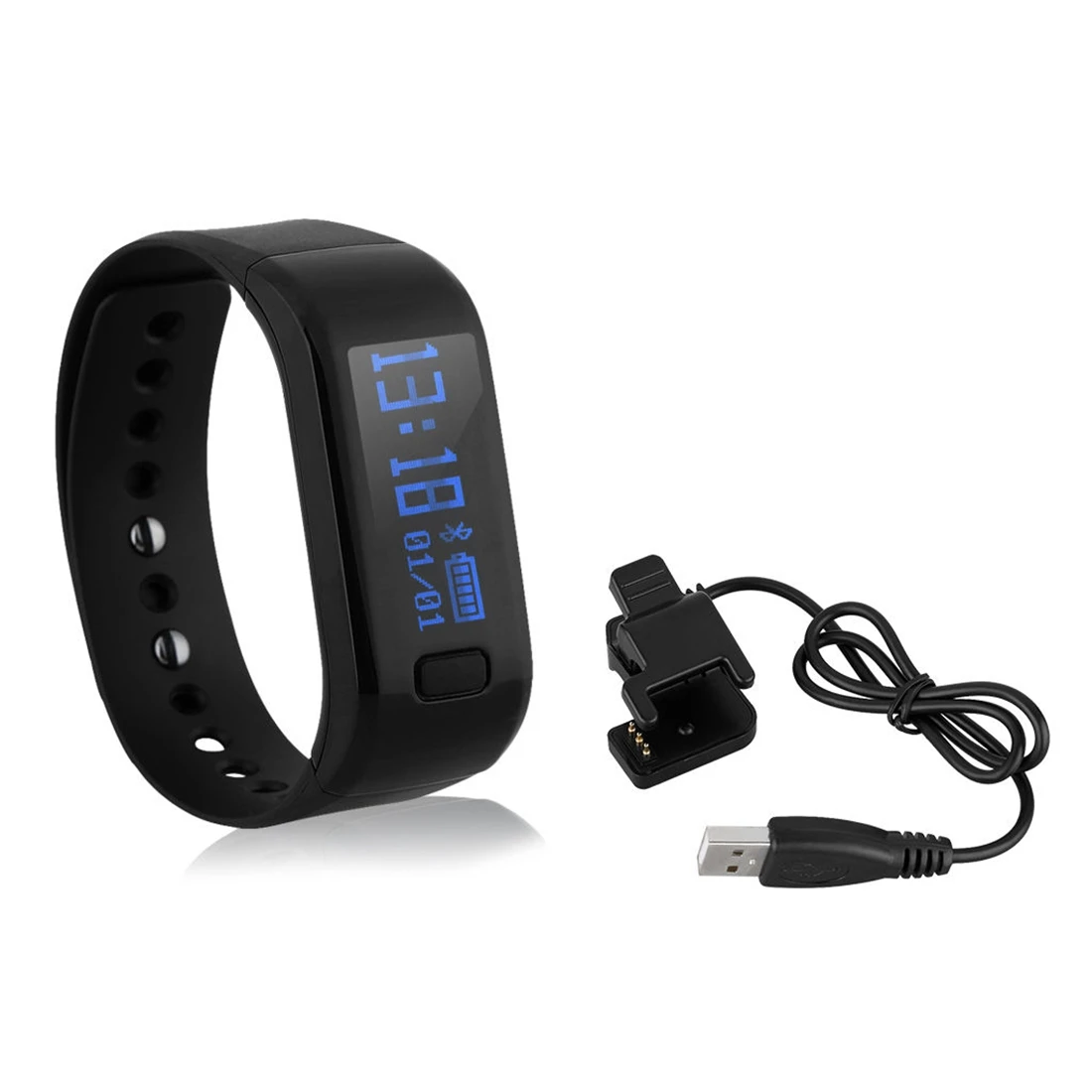 Фитнес браслет с Bluetooth спортивный трекер монитор сна Смарт часы черный цвет|activity
