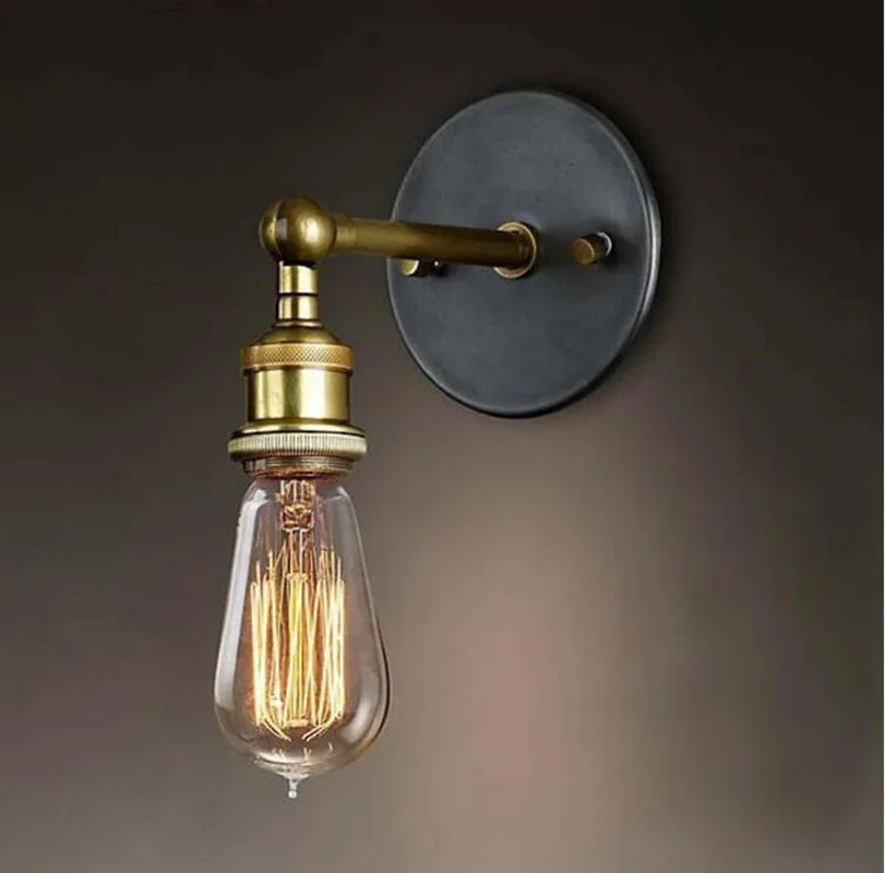 

Metal Vintage Water Pipe Porch Wall Sconce Aisle Bar Lights Wall Lamp 110V-220V E27/E26