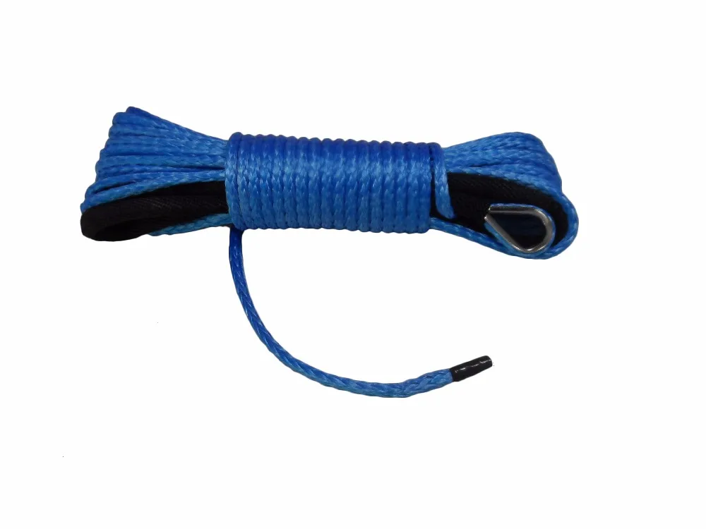 

Blue 3/16"*50ft Winch Rope,4500lb winch synthetic rope,ATV Winch Cable,Off Road Rope,Winch Rope Extension