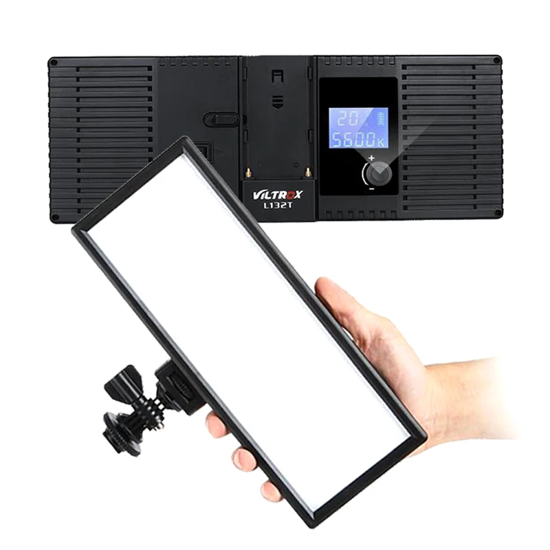 Viltrox L132T ультра тонкий RA95 светодиодный видео заполнясветильник панель 3300 5600K