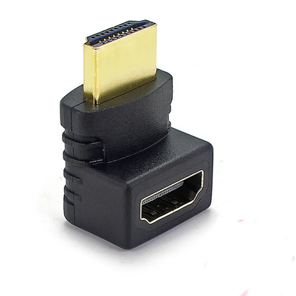 HDMI папа к Женский Кабель адаптер преобразователь удлинитель угол 90 градусов 270