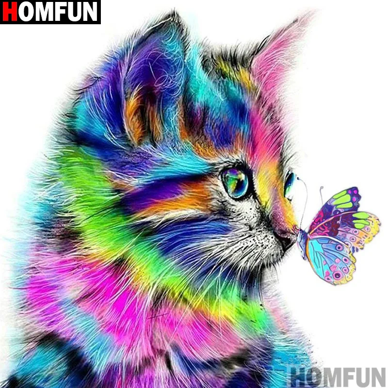 Алмазная вышивка HOMFUN A13636 5D сделай сам с квадратными/круглыми сверлами 3D картина