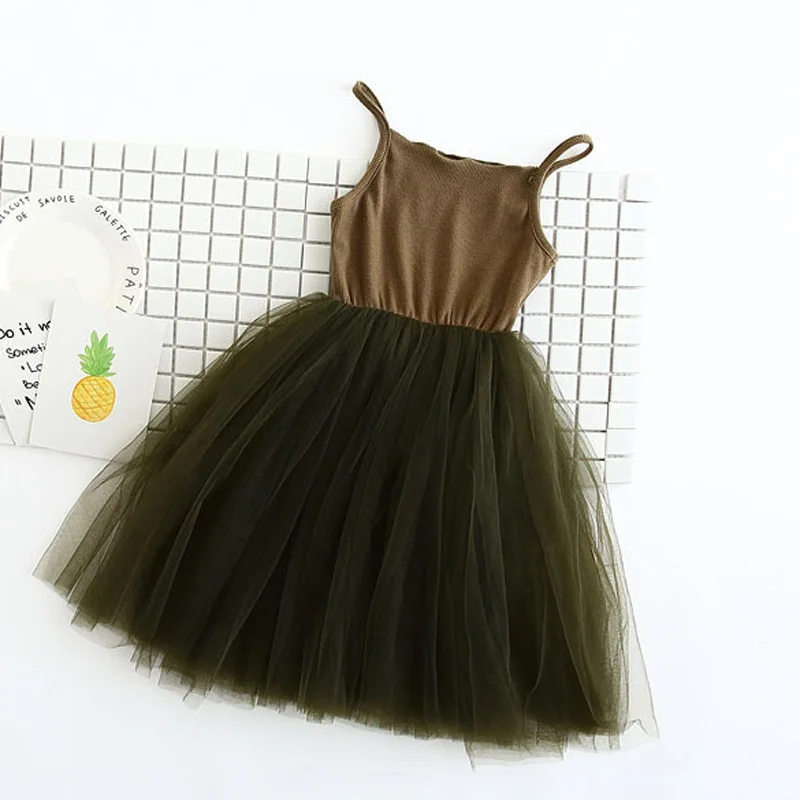 Детское Хлопковое платье-пачка на лямках возраст 2-9 лет | Детская одежда и обувь