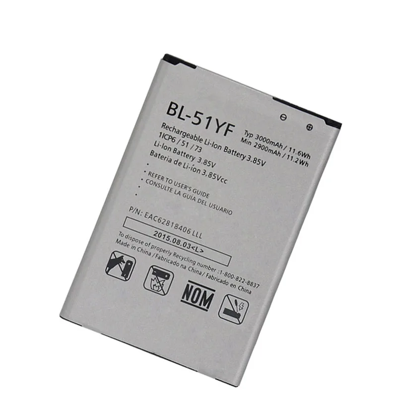 QrxPower BL-51YF аккумулятор мобильного телефона для LG G4 H810 H815 3000 мАч Замена литий-ионная батарея