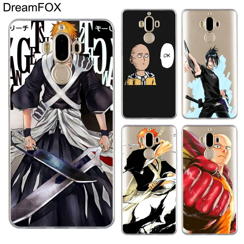 DREAMFOX M158 аниме отбеливатель One Punch Man Мягкий ТПУ силиконовый чехол для huawei mate 8 9 10 20 30