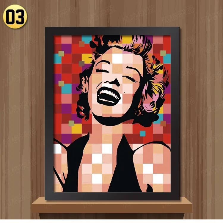 Современная картина Мэрилин Монро в рамке настенная живопись для украшения