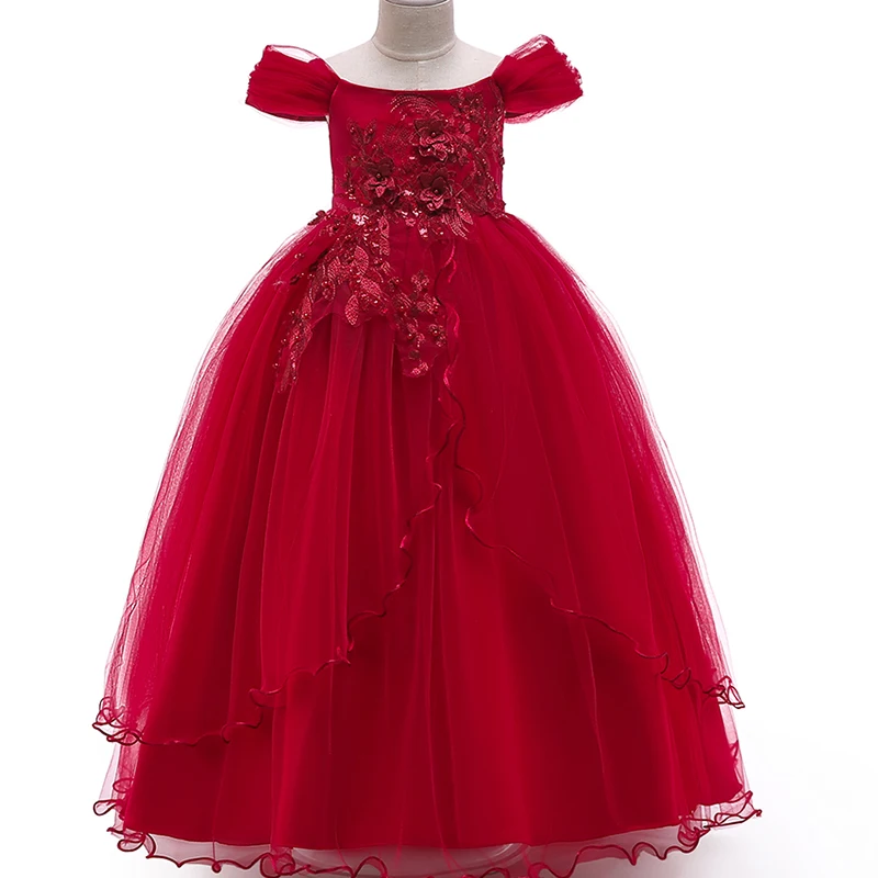 2018 summer Girl Party Dress Children Girls Princess Sleeveless Tutu Kids Baby Flower Top Quality vestidos 3-15 | Детская одежда и