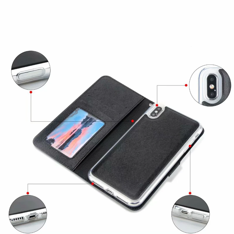 Lady Wallet Flip Case for iphone 4s 5s 8 7 6 plus PU Leather Phone XS Max XR Card Slot Stand iphoneX | Мобильные телефоны и
