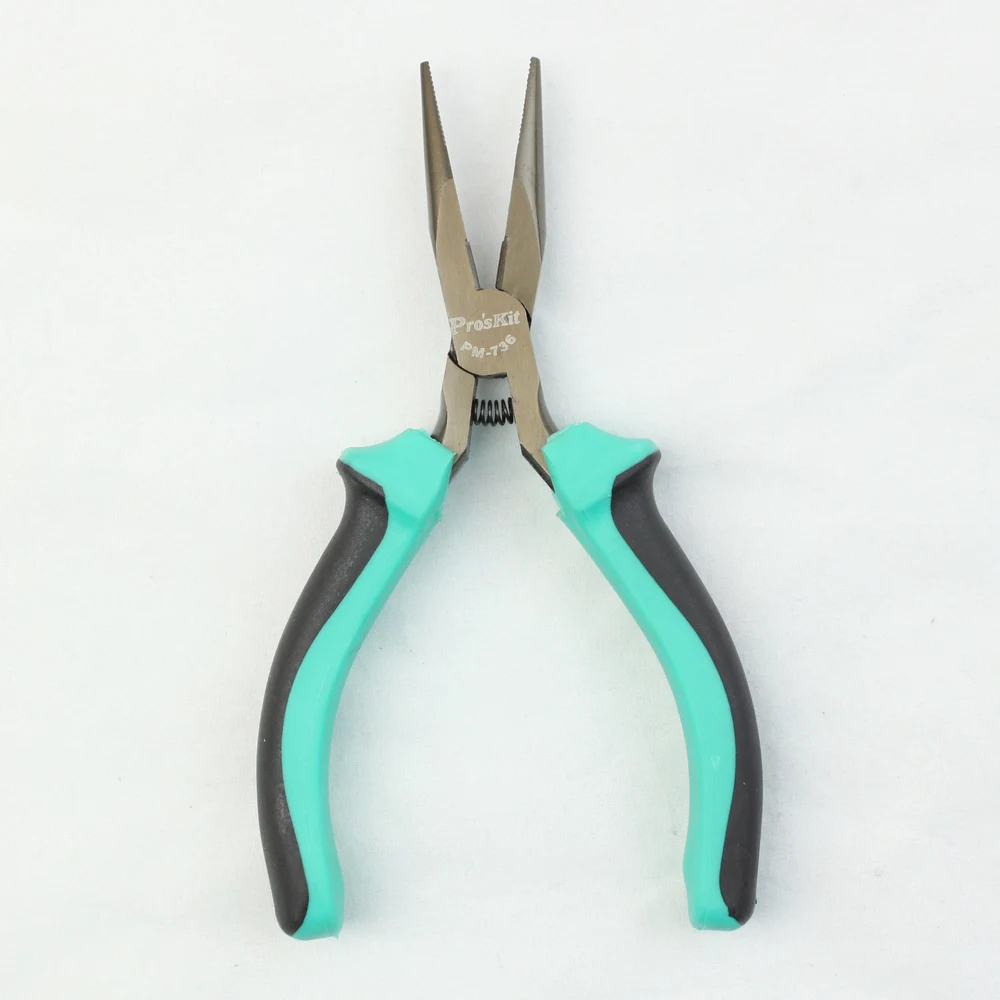 

PM-736 5 -inch color mini needle nose pliers with teeth sharp nose pliers