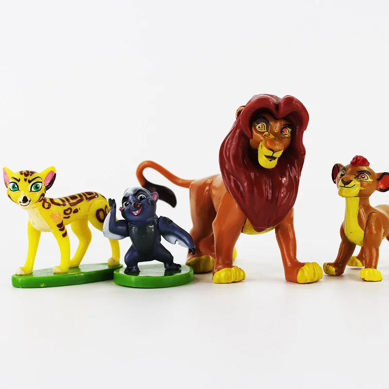Мультфильм Лев Guard King Kion Simba ПВХ Фигурки банга Beshte Fuli Ono кукольная Статуэтка детские игрушки для мальчиков