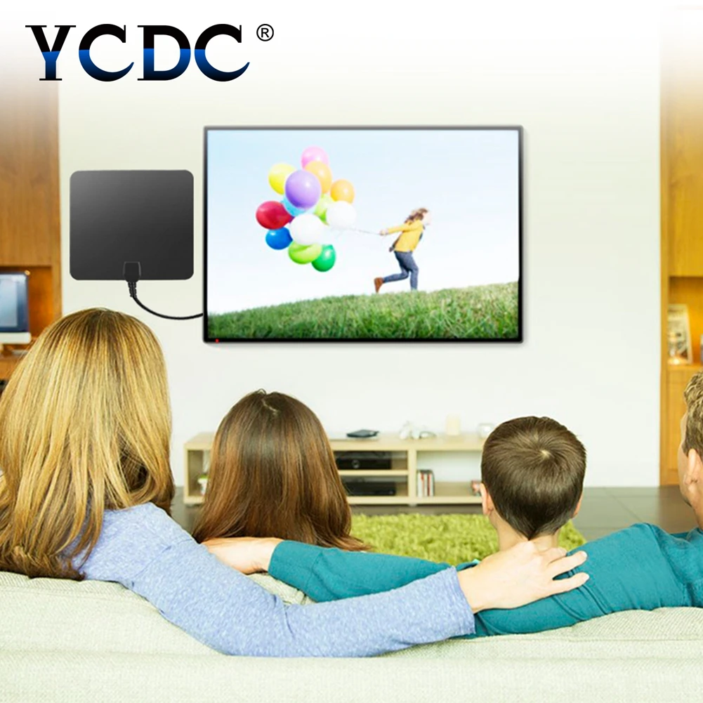 50 км ТВ антенна 25dBi F штекер домашняя цифровая HD ТВ антенна+ усилитель сигнала USB питание 3 м кабель